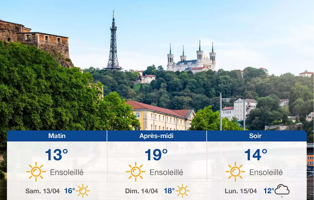 Météo Lyon: prévisions du vendredi 12 avril 2024