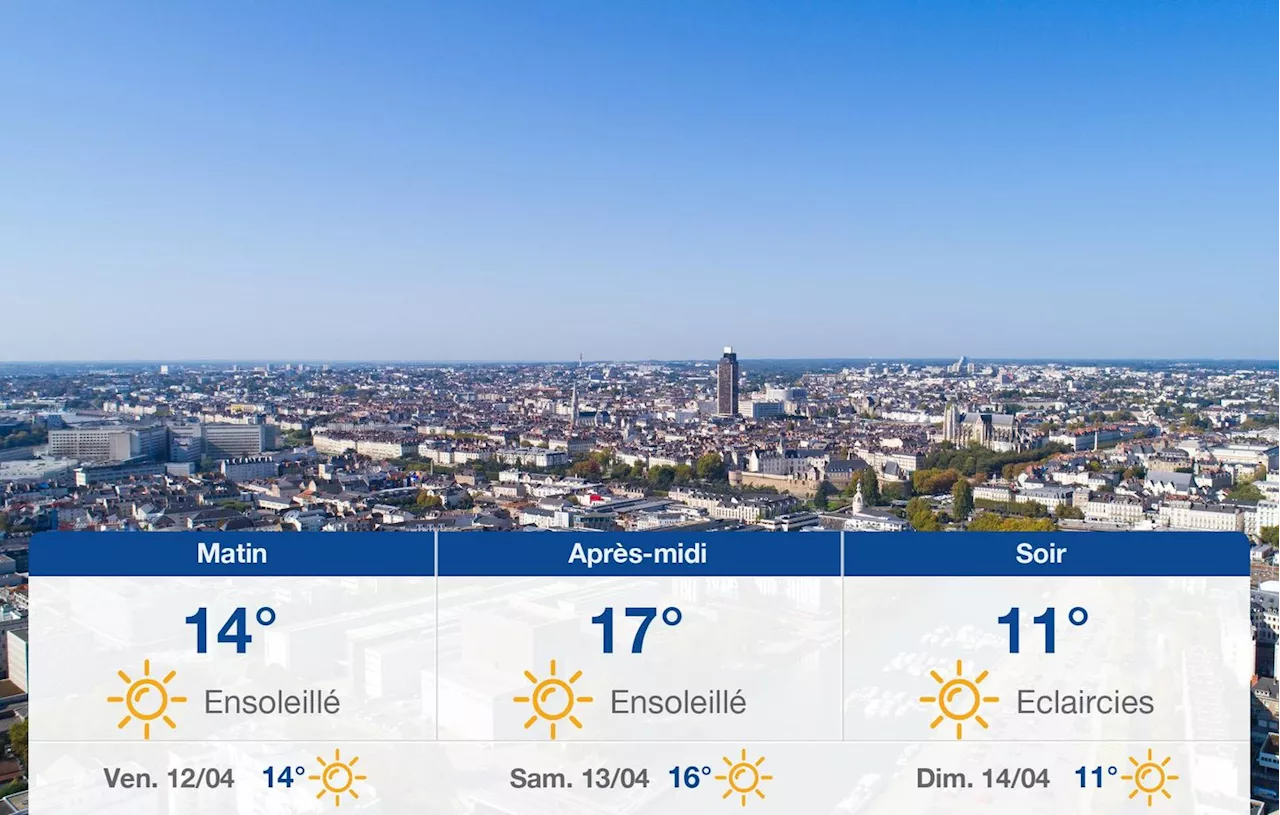 Météo Nantes: prévisions du jeudi 11 avril 2024