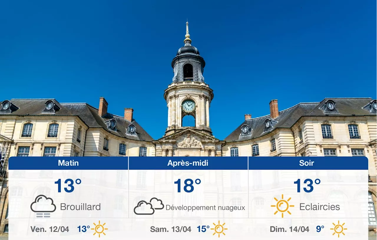 Météo Rennes: prévisions du jeudi 11 avril 2024