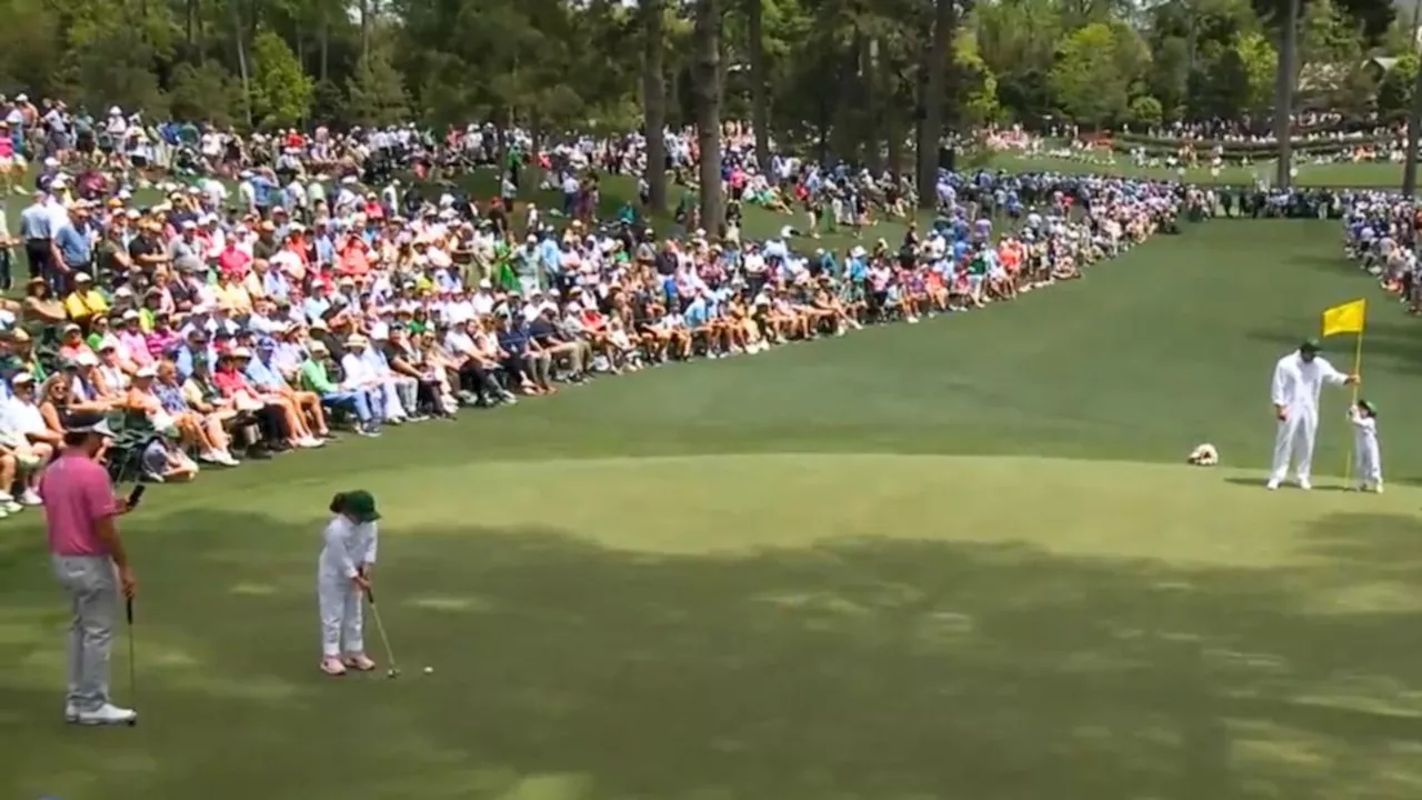 Masters champion Bubba Watson’s daughter Dakota stuns crowd with incredible putt