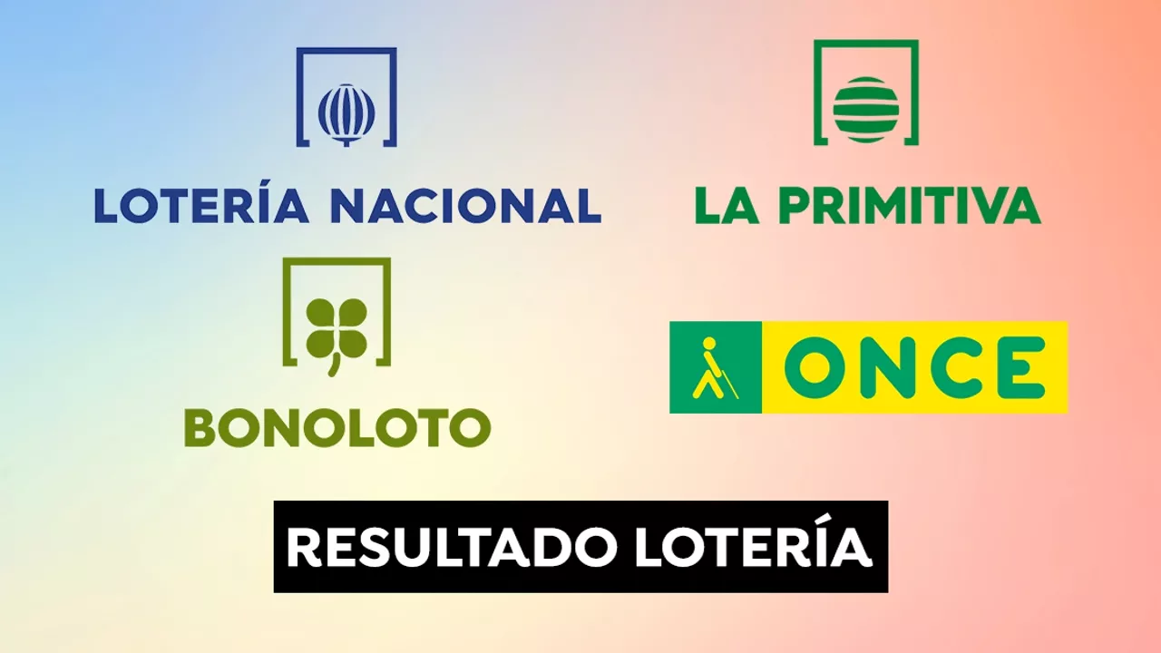 Resultados de los sorteos de la ONCE, Bonoloto, Lotería Nacional, Primitiva y EuroDreams