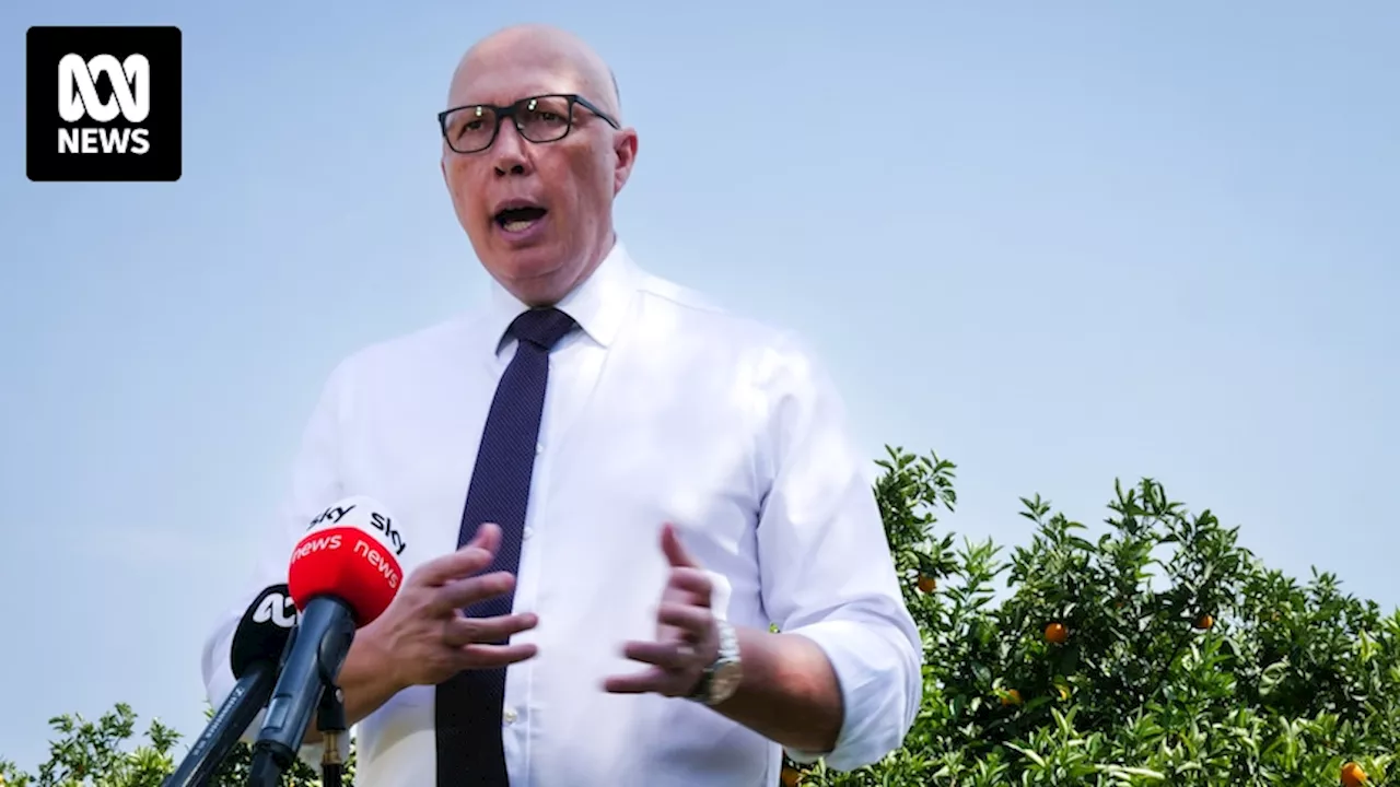 Peter Dutton doubles down on comparing pro-Palestine protest and Port Arthur massacre responses