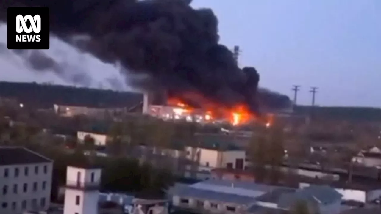 Russian air strikes destroy major power plant near Ukrainian capital Kyiv