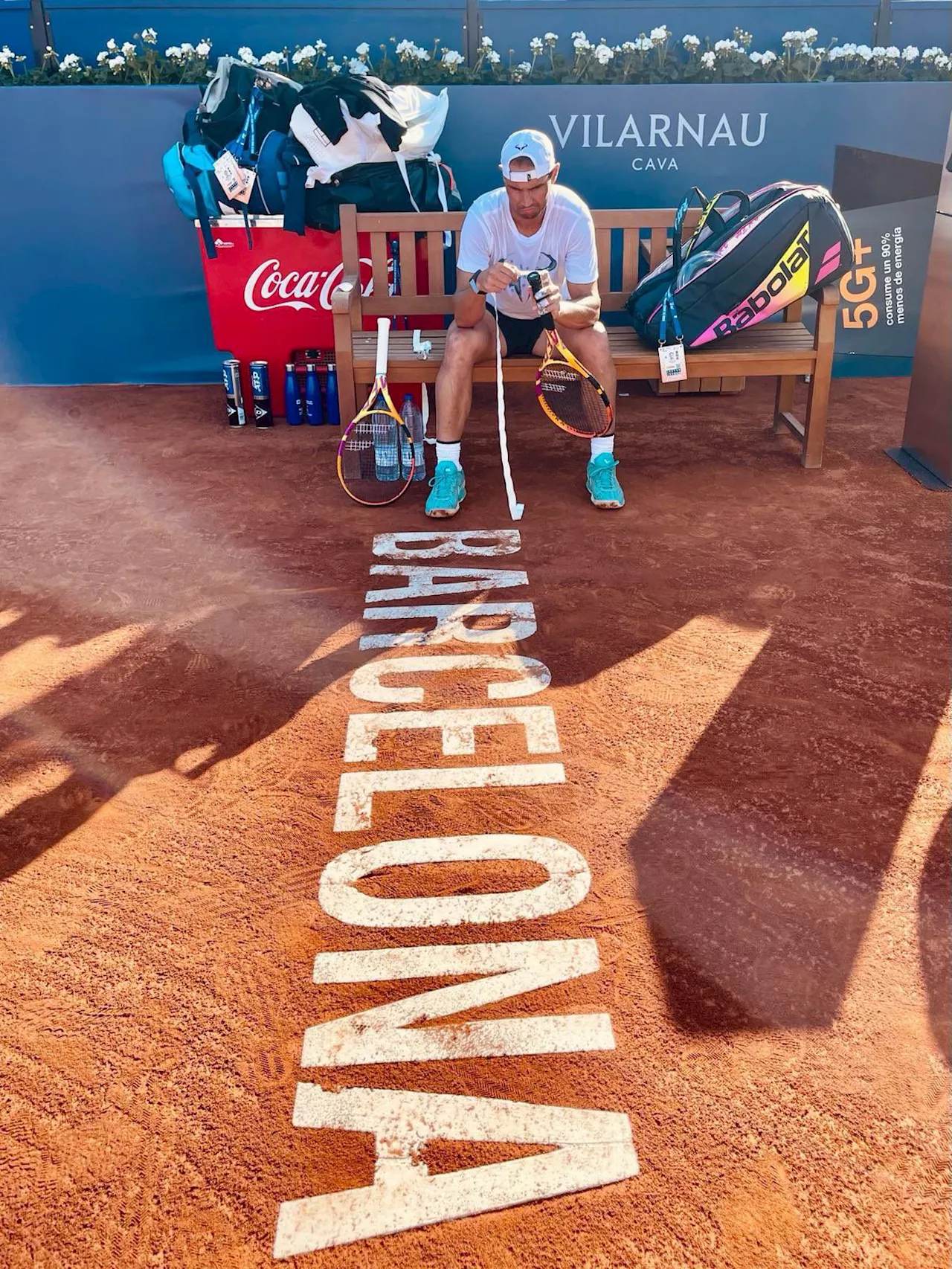 VÍDEO: Nadal treinou em Barcelona: «Não confirmo que vá jogar, mas espero que sim»