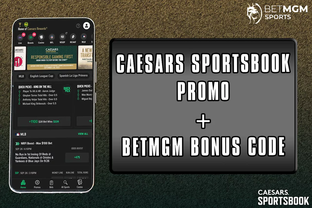 Caesars Sportsbook promo + BetMGM bonus code: Claim $2,500 in bonuses for NBA, Masters, UFC 300