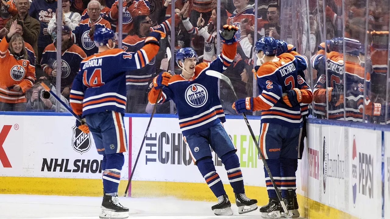 Hyman, Draisaitl lead Oilers to 5-1 win over Golden Knights without McDavid