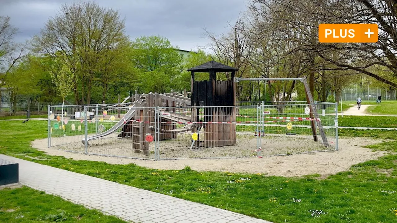 Vorfeld-Spielplatz durch Brandstiftung zerstört: Kinder und Eltern sind traurig