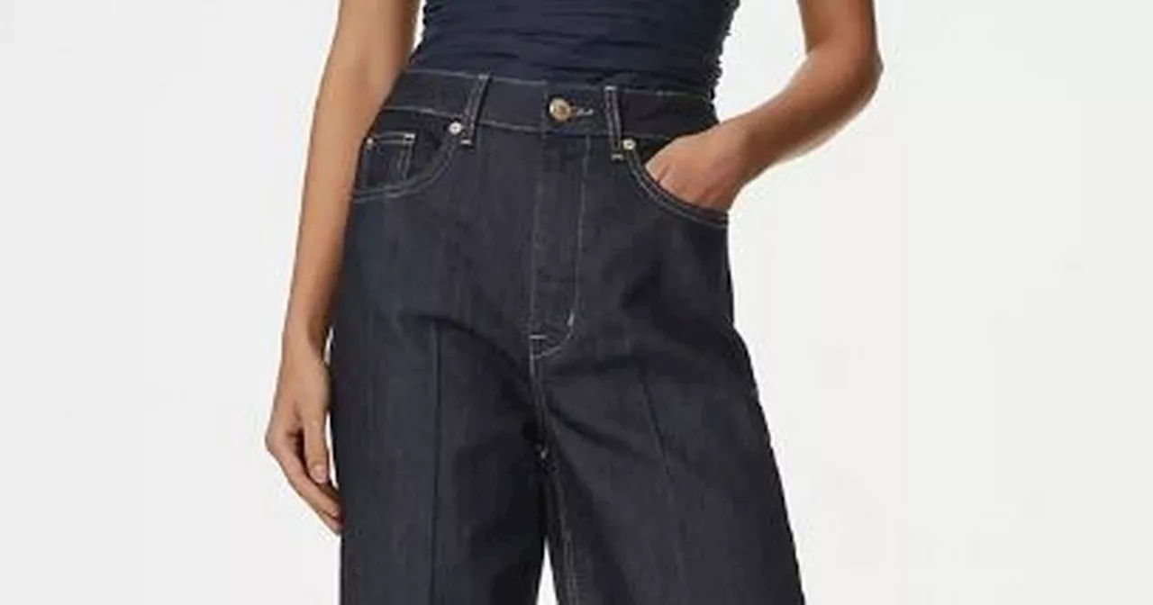 Shoppers Love Marks and Spencer's High Waisted Smart Wide Leg Jeans