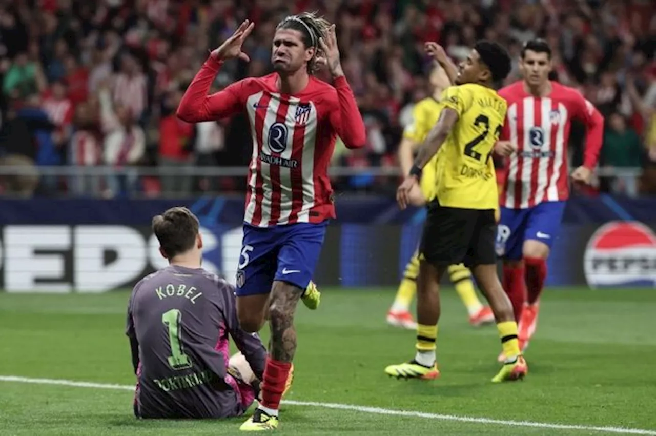 Atletico Madrid Menang 2-1 atas Borussia Dortmund di Liga Champions