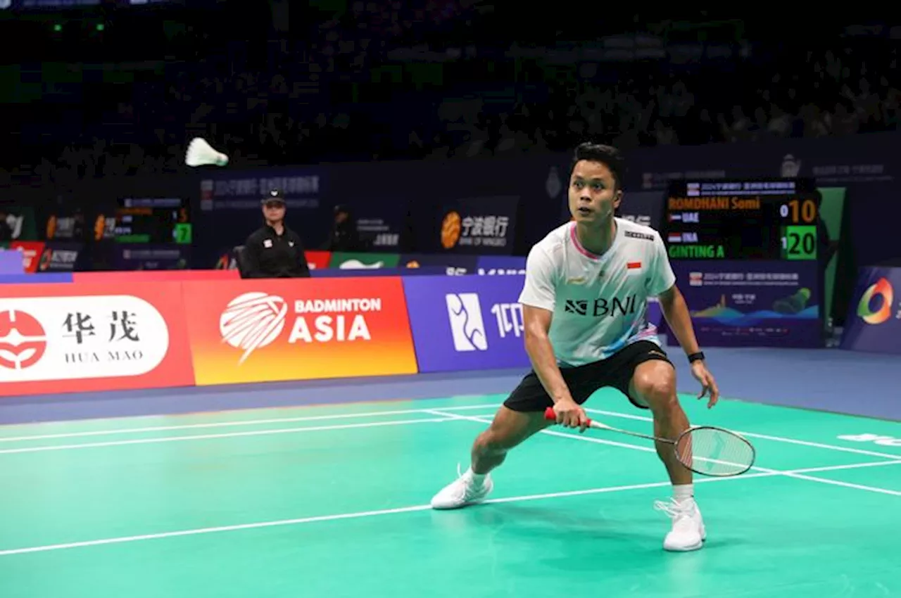 Kemenangan Telak Anthony Ginting Warnai Laju 4 Wakil Indonesia Pijak Perempat Final