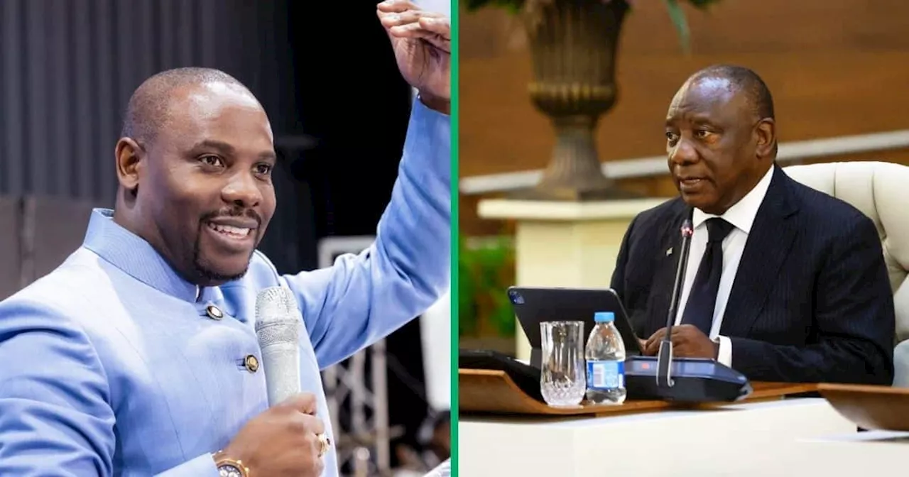 South Africans React to Viral Video of Pastor Who Seemingly Shades Cyril Ramaphosa During Sermon