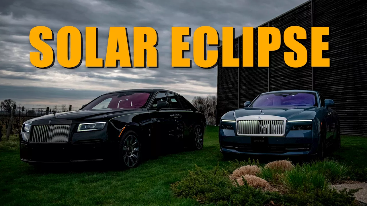 Rolls-Royce Showcases Ghost Ekleipsis At Solar Eclipse Viewing Event In Canada