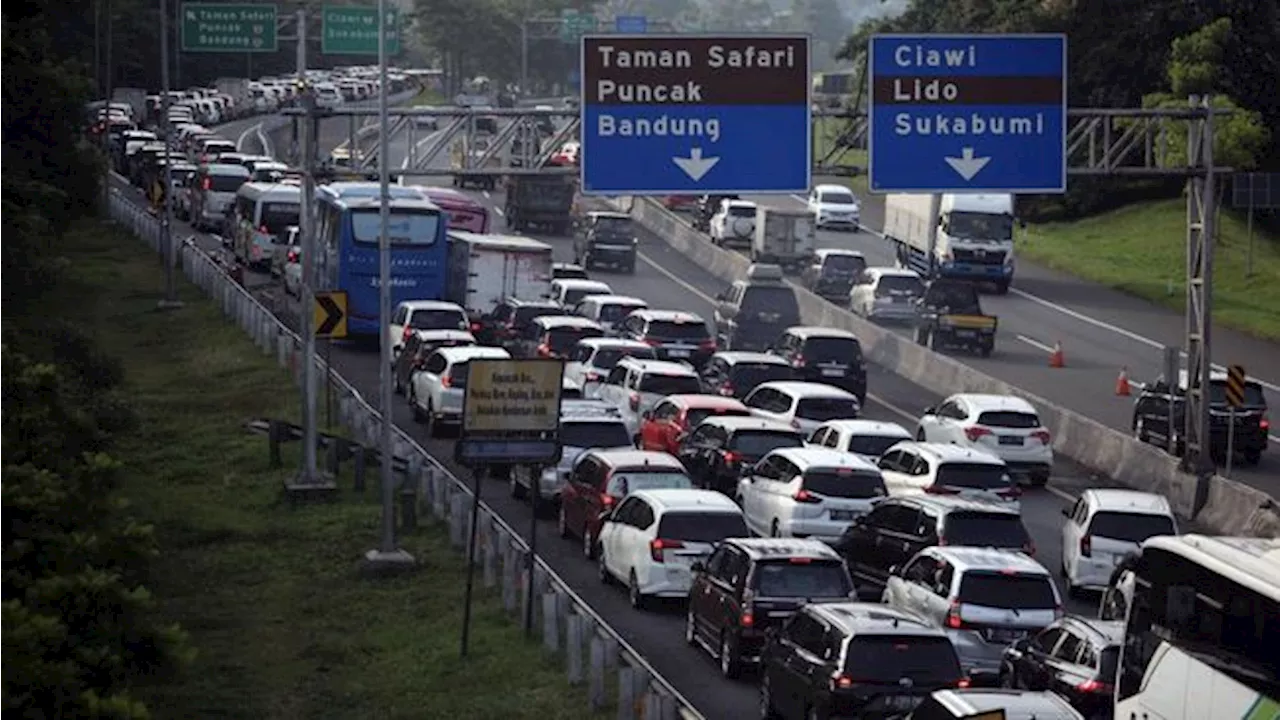 H+1 Lebaran, Polisi Terapkan One Way Arah Puncak Bogor