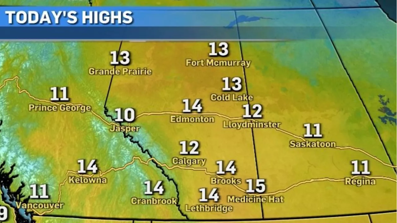 Above-normal highs continuing through the weekend