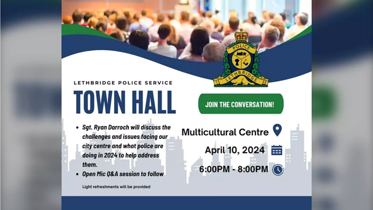 Downtown focus for first Lethbridge police town hall