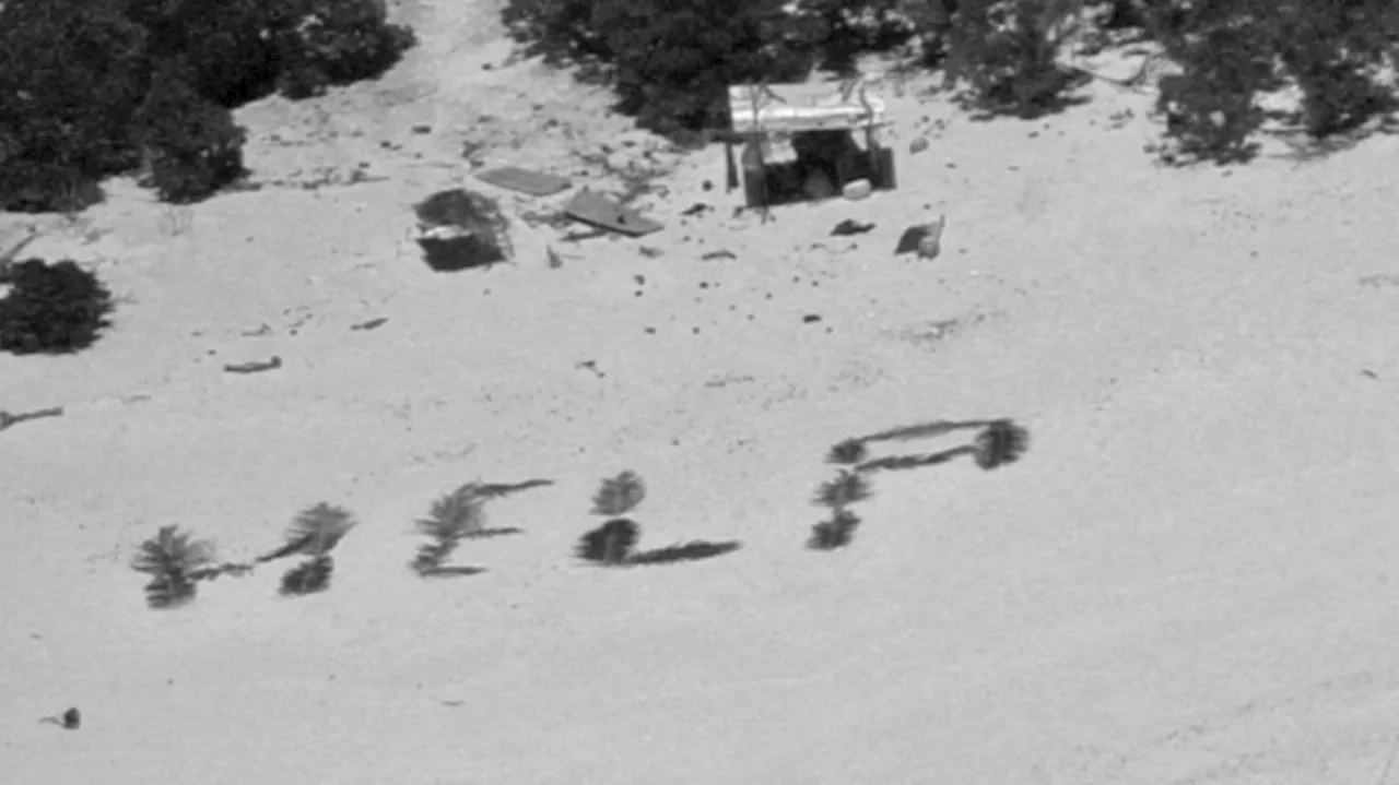 Pacific castaways' 'HELP' sign sparks U.S. rescue mission -- and an unexpected family reunion