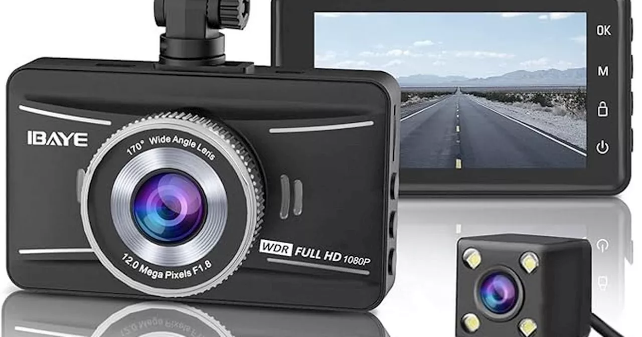 Limited Time Deal: £20 Off Popular IBAYE Dash Cam Front and Rear on Amazon