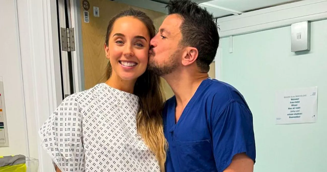 Peter Andre shares intimate snap of Emily moments before she gave birth