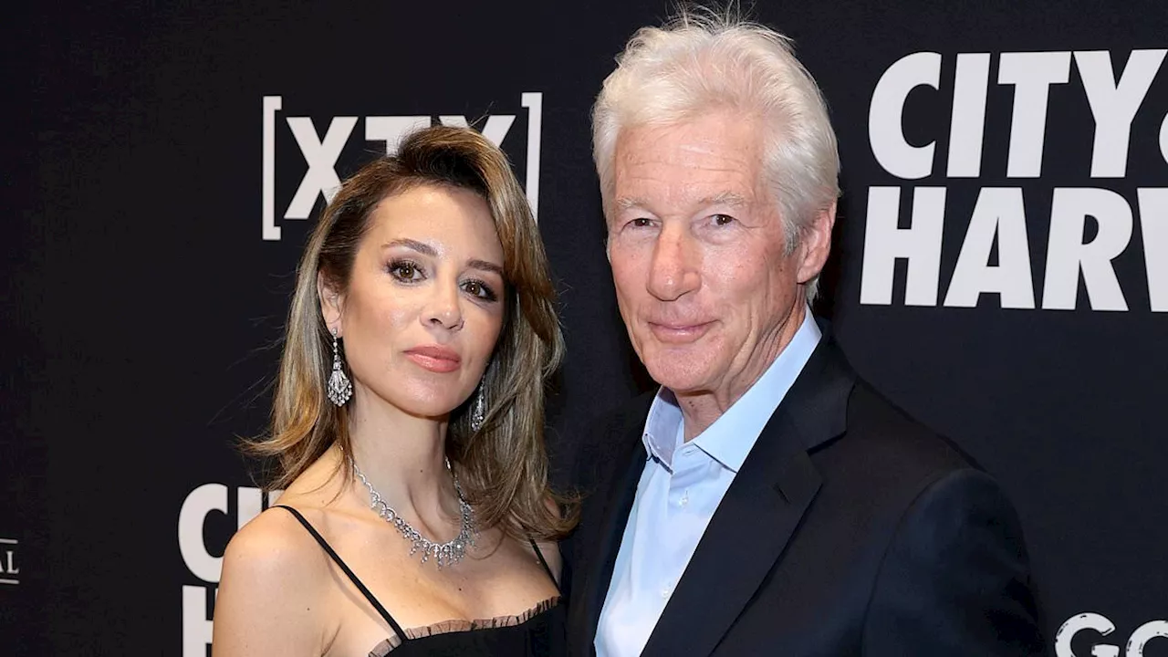 Richard Gere, 74, looks sharp for date night with stunning wife Alejandra Silva, 41, at 2024 City...