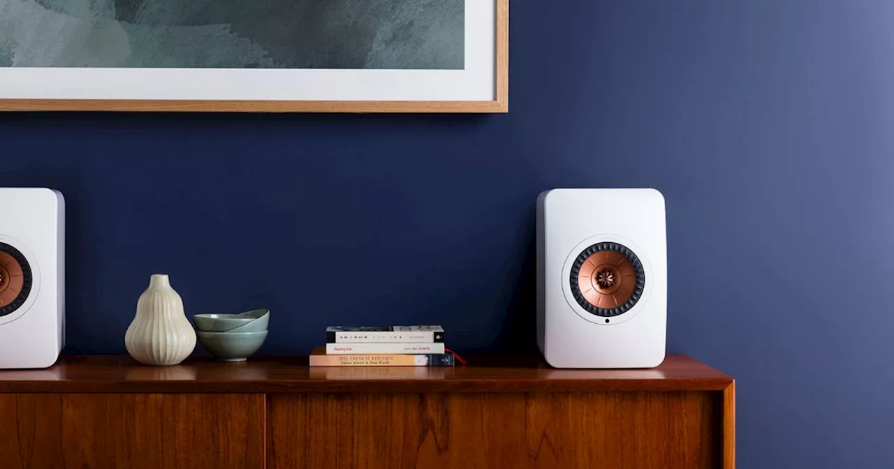 These KEF wireless bookshelf speakers are $300 off at Crutchfield