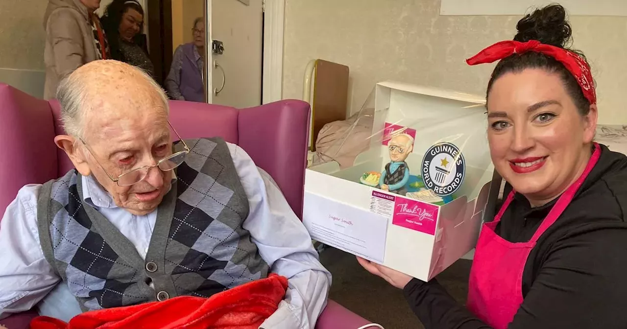 Woman Bakes Bespoke Cake for World's Oldest Man