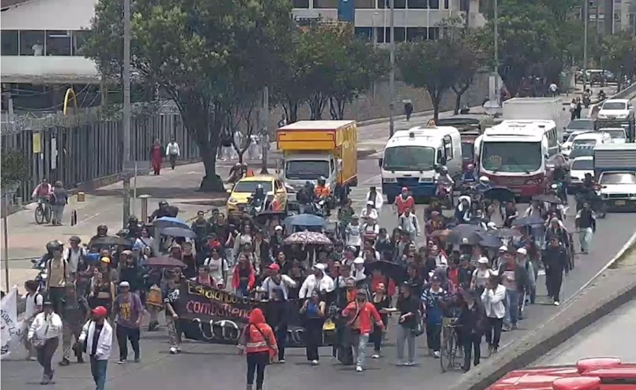 Marchas 11 de abril: las vías afectadas por movilizaciones en Bogotá