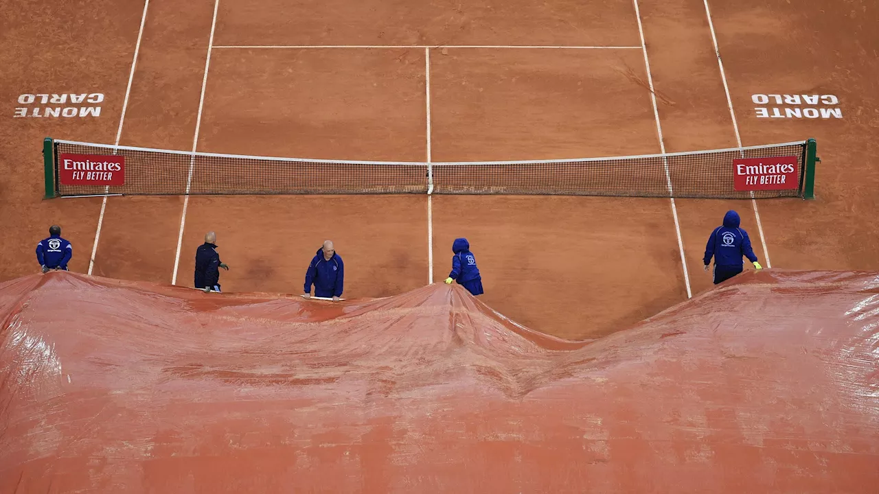 Les derniers matches du Masters 1000 de Monte-Carlo reportés à cause de la pluie