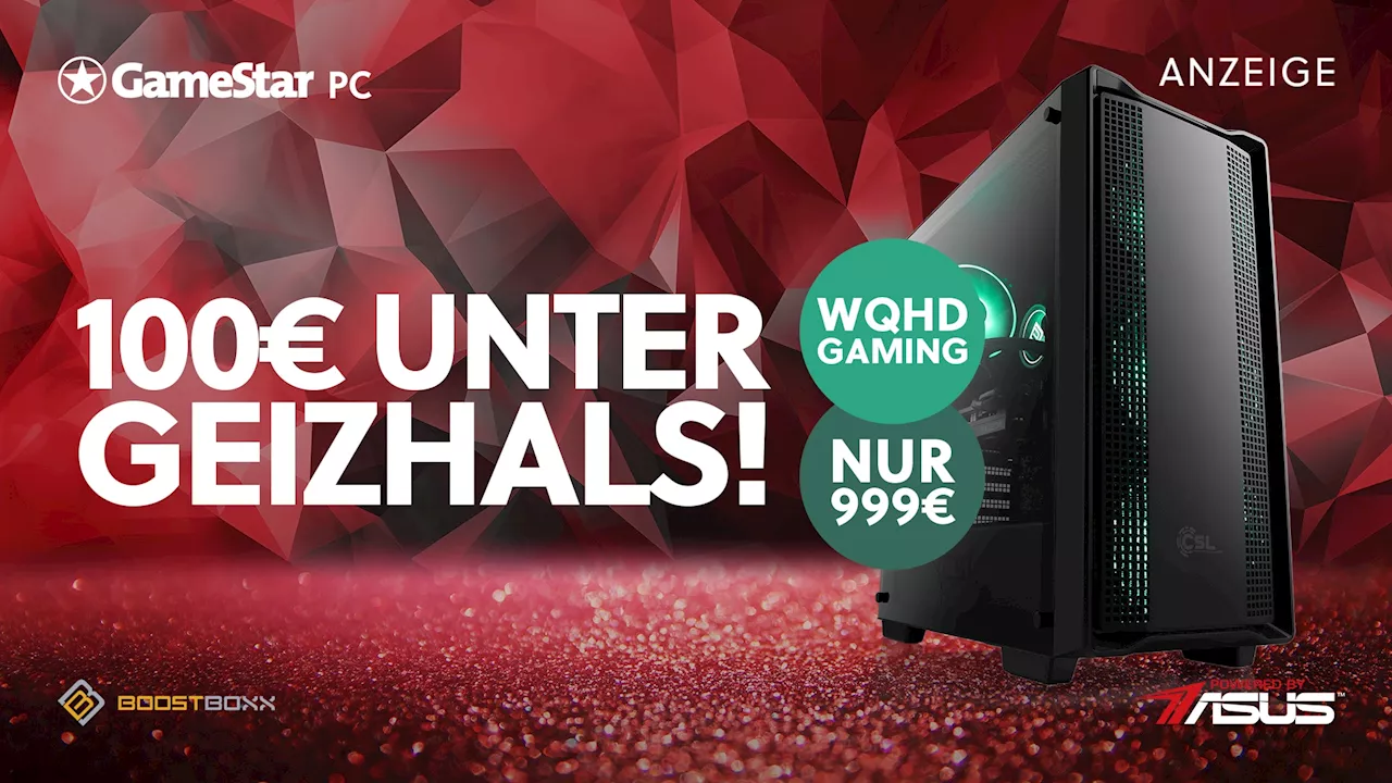 WQHD Gaming-PC für fette 100 Euro unter dem Geizhals-Preis