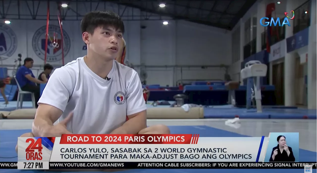 Filipino Gymnast Carlos Yulo Prepares for 2024 Paris Olympics