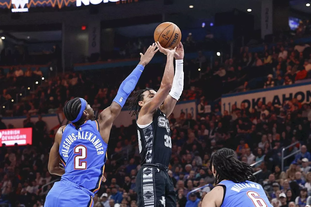 Oklahoma City Thunder Defeats San Antonio Spurs in Blowout Win