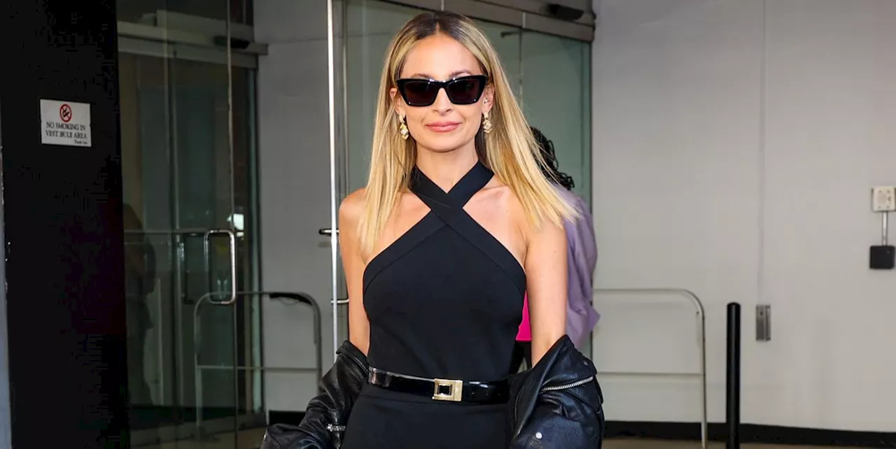 Nicole Richie Looks Sleek and Mysterious in All-Black Saint Laurent Look