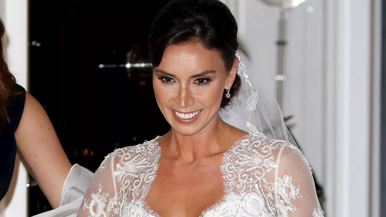 Christine Lampard's lookalike mother-of-the-bride is luscious in lace ...