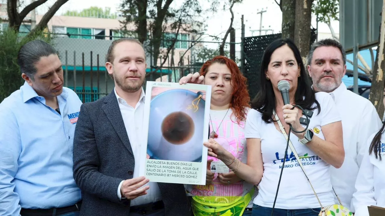 Respalda Taboada denuncia contra gobierno capitalino por agua contaminada en Benito Juárez