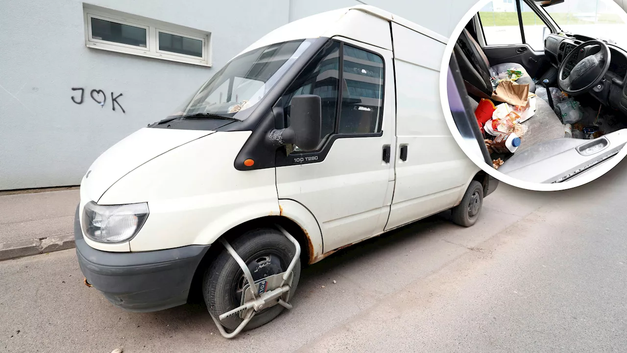 Kaputter Transporter als 'Ratten-Magnet' in Donaustadt