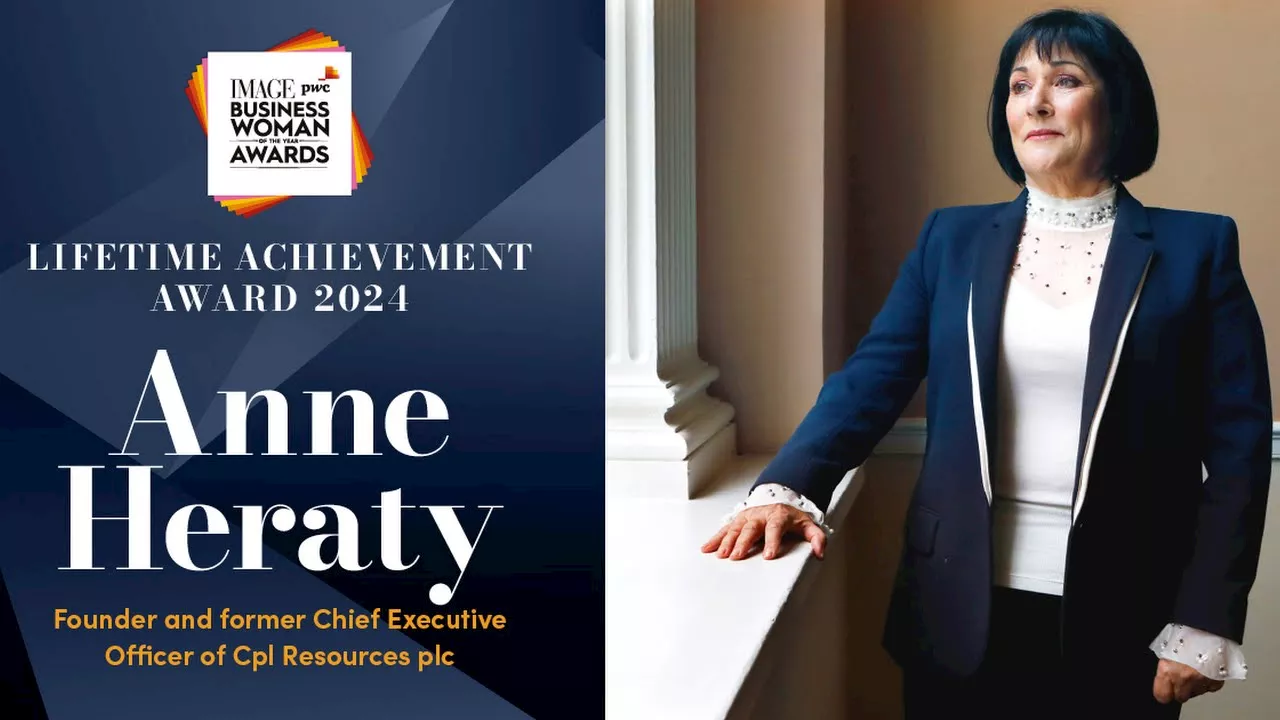 Anne Heraty honoured with IMAGE PwC Businesswoman of the Year Lifetime Achievement Award 2024