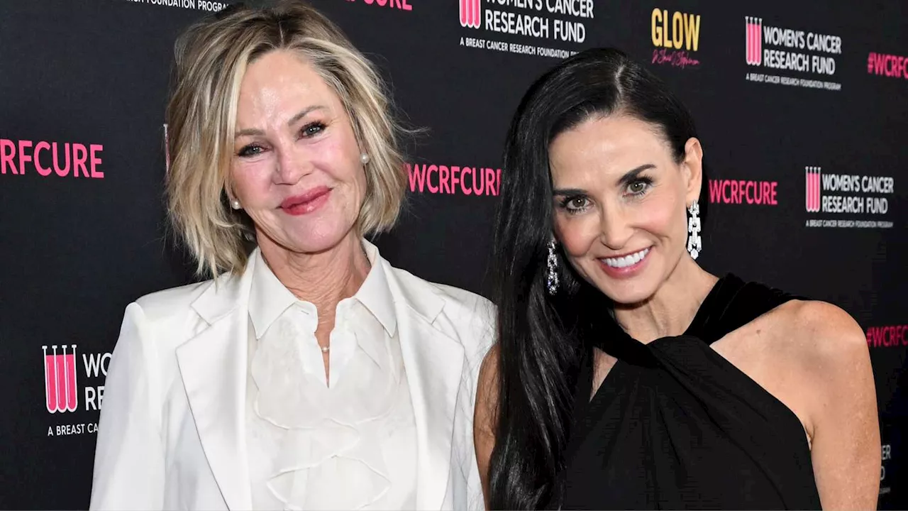 Demi Moore and Melanie Griffith Had the Cutest 'Now and Then' Reunion on the Red Carpet