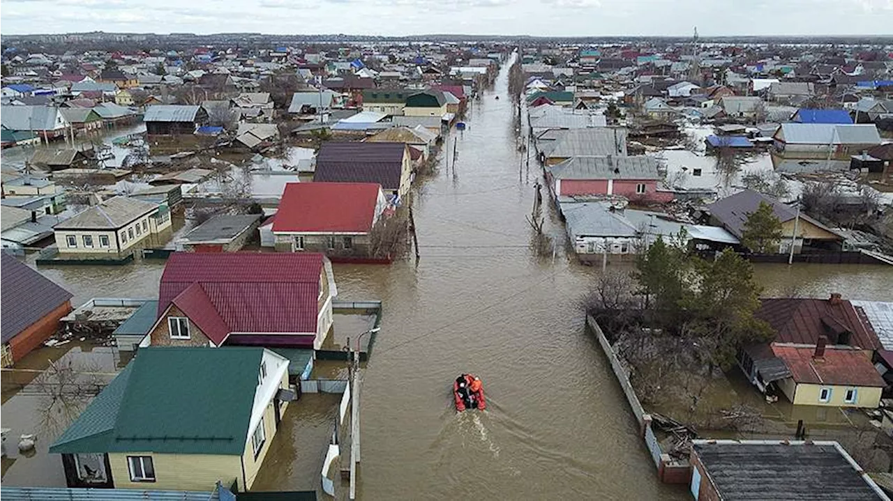 Уровень воды в реке Урал под Оренбургом за два часа вырос на 6 см