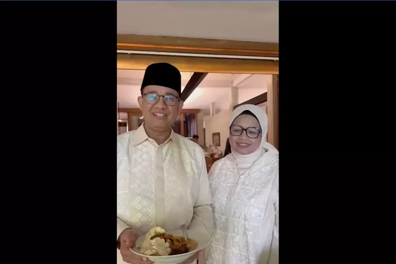 Menu Lebaran Keluarga Baswedan, Anies Bagikan Cara Menyantap Menu Idul Fitri ala Keluarga Baswedan