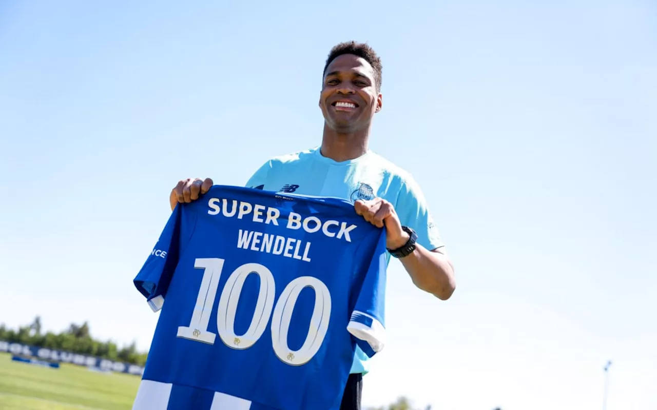 Lateral da Seleção, Wendell ganha homenagem após atingir marca no Porto