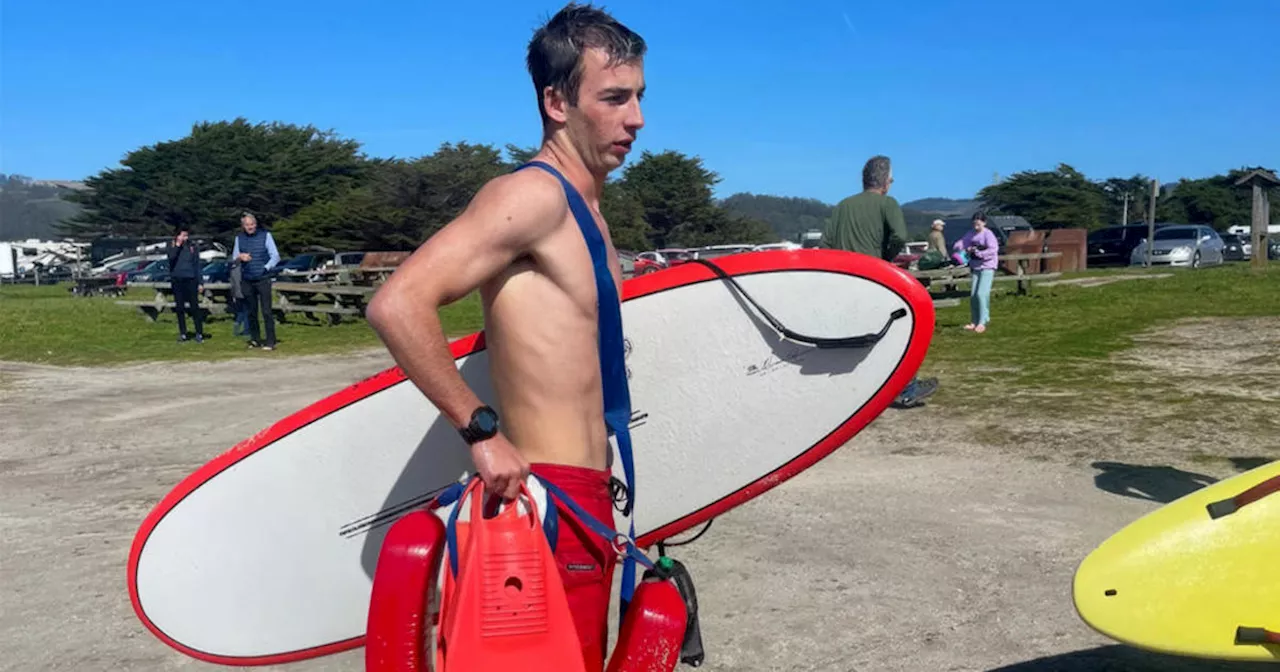 Half Moon Bay lifeguard honored after saving father, son from drowning