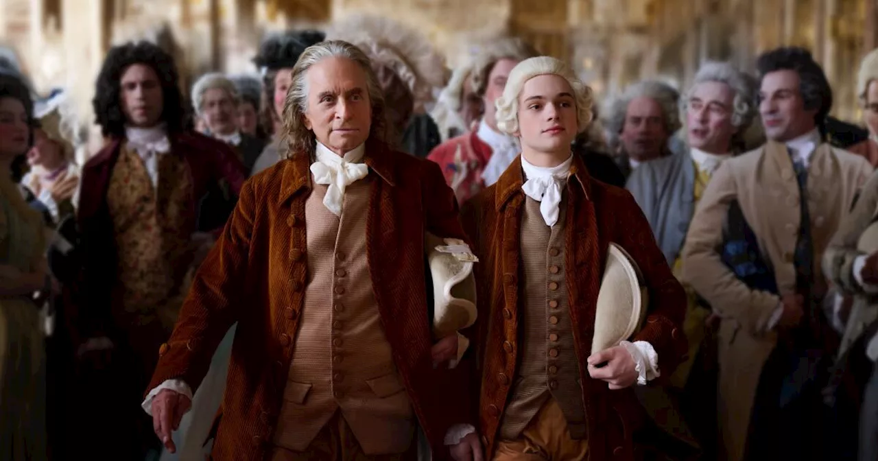 In the enjoyable 'Franklin,' Michael Douglas plays a flirtatious founding father