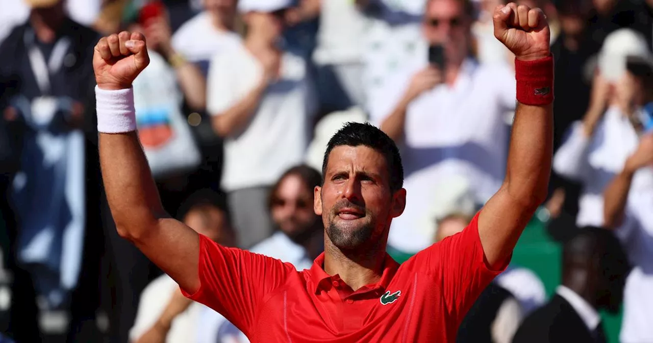 Tennis : Djokovic retrouve les quarts de finale à Monte-Carlo