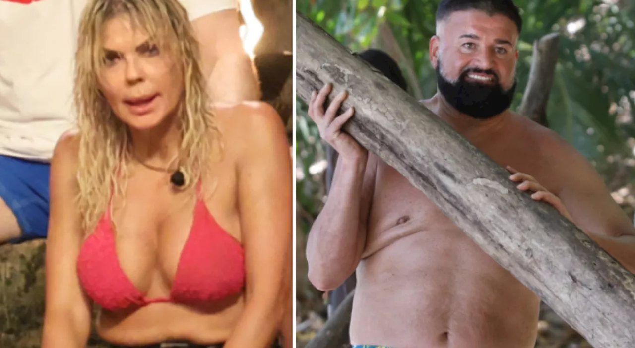 Isola dei Famosi, il gruppo dei vip e dei nip si incontrano, polemica tra Peppe e Matilde Brandi: «Ti arrabbi