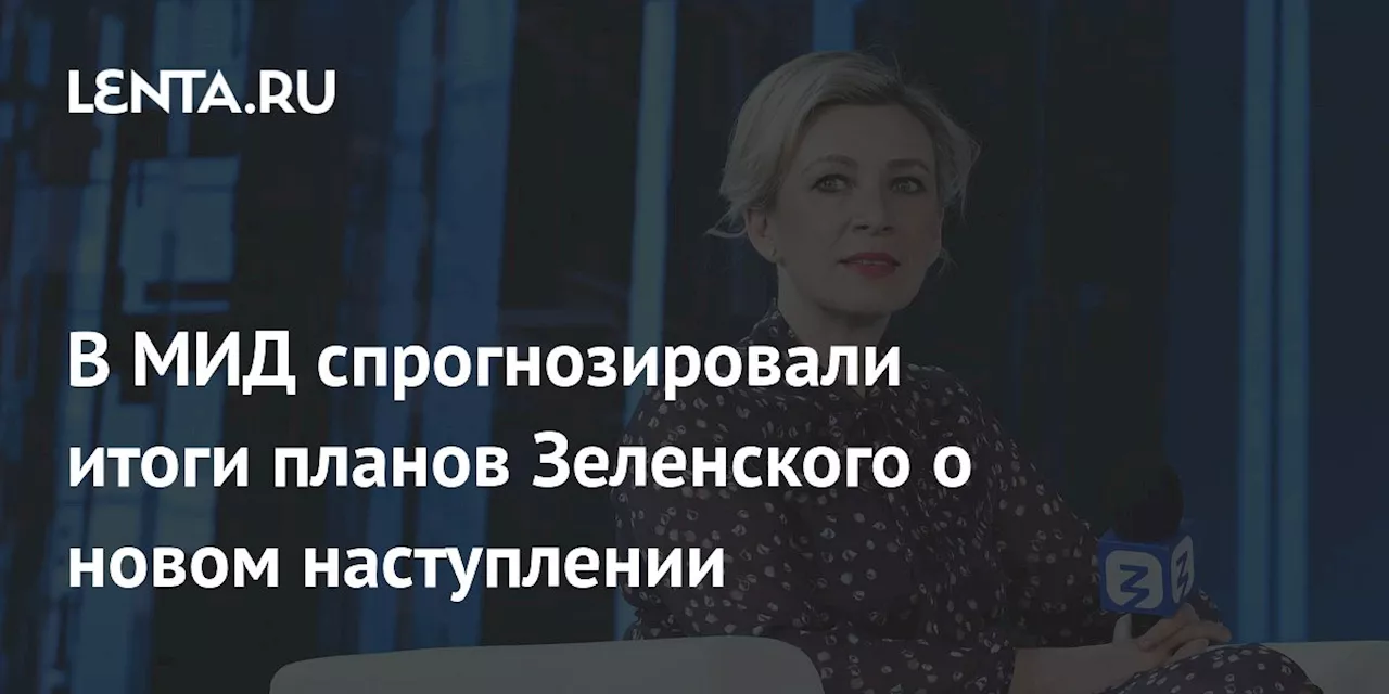 В МИД спрогнозировали итоги планов Зеленского о новом наступлении