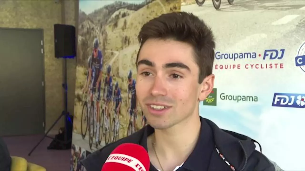 Lenny Martinez (Groupama-FDJ) sur son avenir : « J'essaie de ne pas trop regarder ce qui se dit »