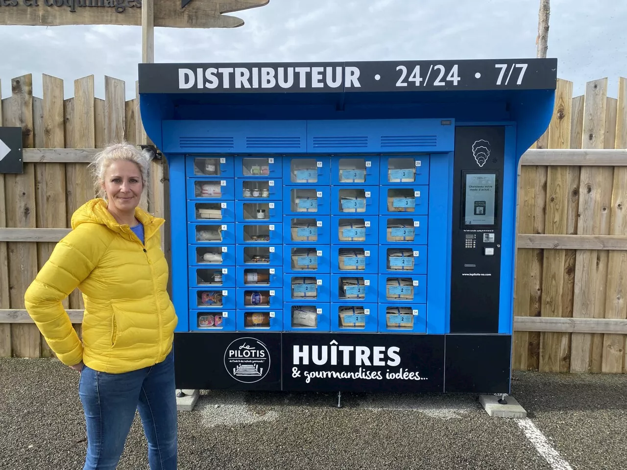 Un nouveau distributeur automatique d'huîtres installé sur l'île de Noirmoutier