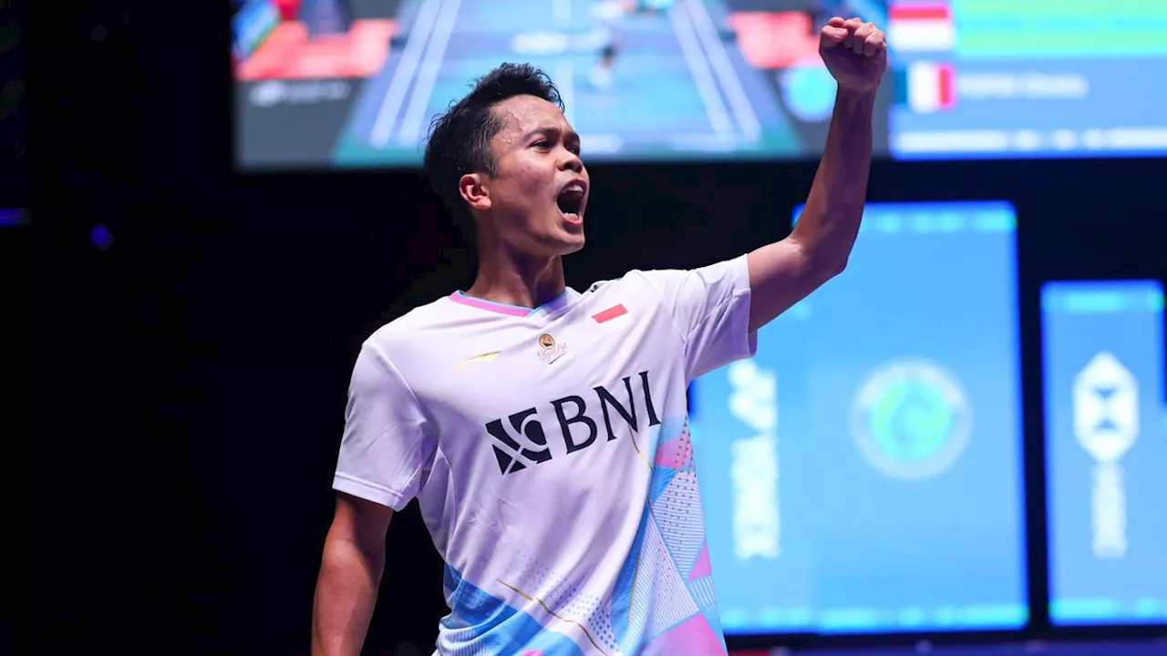 Hasil BAC 2024: Tanpa Hambatan, Anthony Sinisuka Ginting Susul Jonatan Christie ke Perempat Final