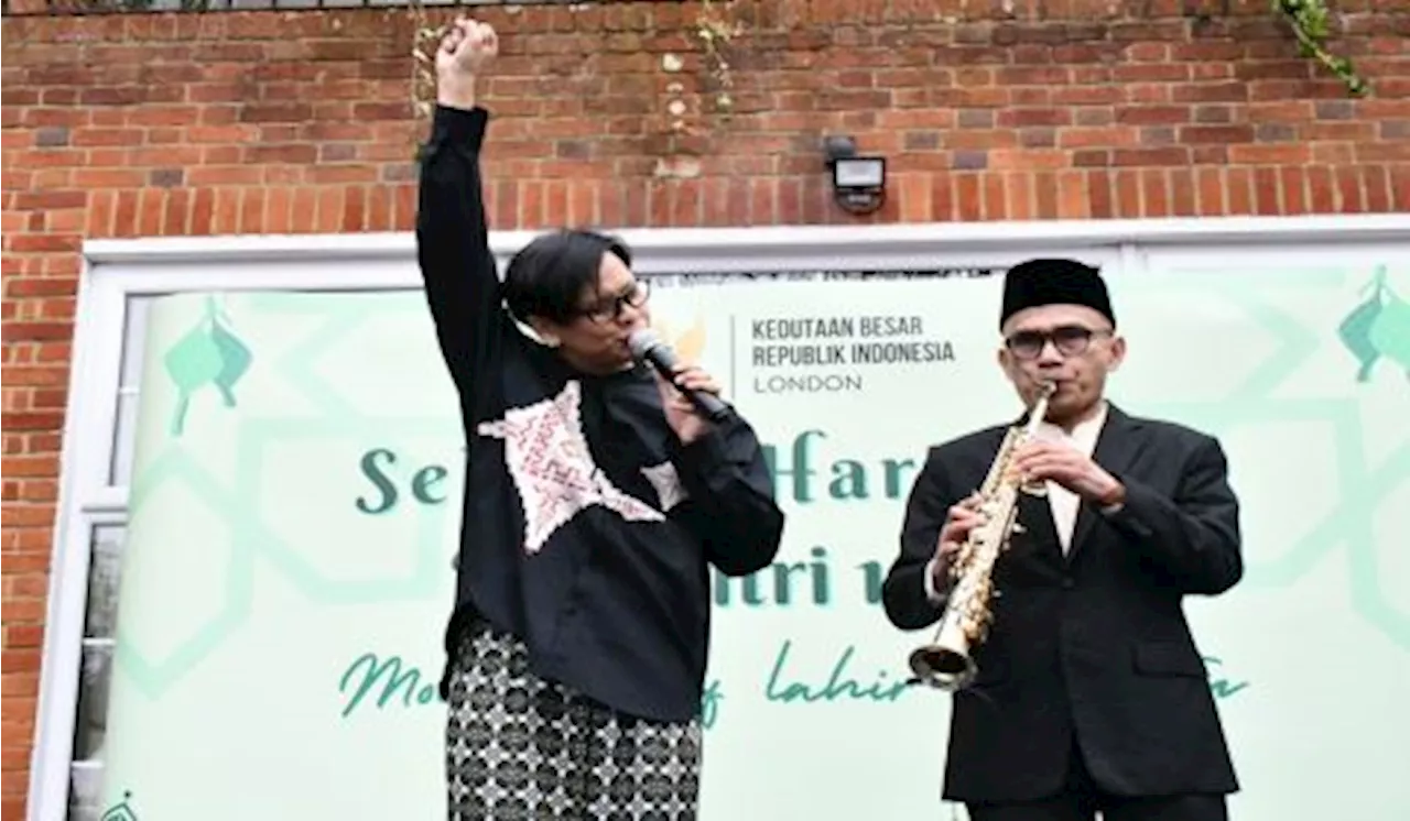 Masyarakat Indonesia Rayakan Lebaran di London Bersama Dewi Gita dan Armand Maulana