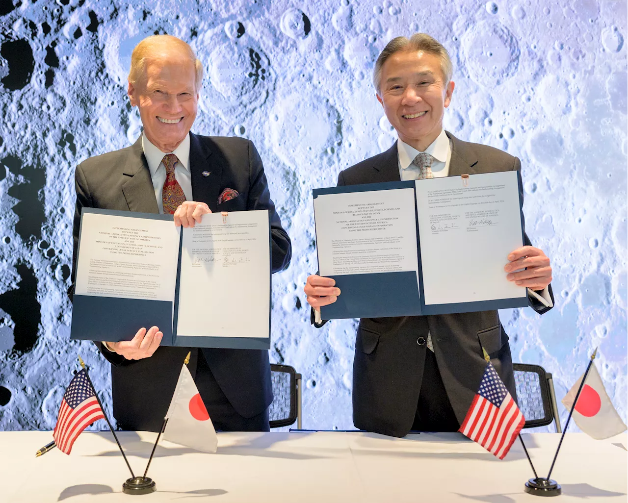 NASA, Japan Advance Space Cooperation, Sign Agreement for Lunar Rover