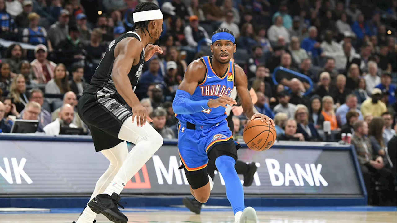 Oklahoma City Thunder stampedes over injury-ridden San Antonio Spurs 127-89